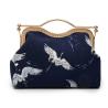 Buy cheap Coin Pouch Canvas Card Purse Clasp Closure Classic birds Pattern Keys Wallet Gift Round from wholesalers