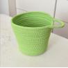 Buy cheap Decorative Custom Woven Cotton Rope Candy Storage Fabric Container Wholesale Spa Gift hanging Baskets Organizer from wholesalers