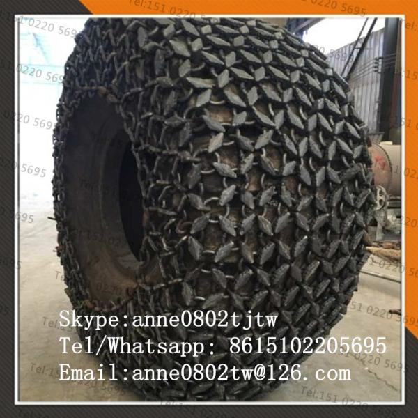 Buy cheap mining otr tire chains 35/65-33 wheel loader tyre protection chains from wholesalers