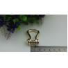 Buy cheap Customized high quality zinc alloy 10mm D shape metal strap buckle for handbag from wholesalers