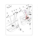 For Maserati Ghibli Levante Quattroporte M156 2014-2017 Front Left Master Power