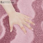 Striped Antimicrobial Latex Bottom Anti Slip Bath Mat