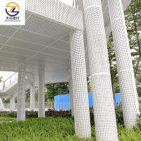 Buy cheap Weaterherproof Aluminum Railing 3d Wood Grain Fluted Exterior Aluminium Wall product