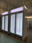 NSF Supermarket Upright Freezer Glass Door Dispaly case Ice Cream Fridge