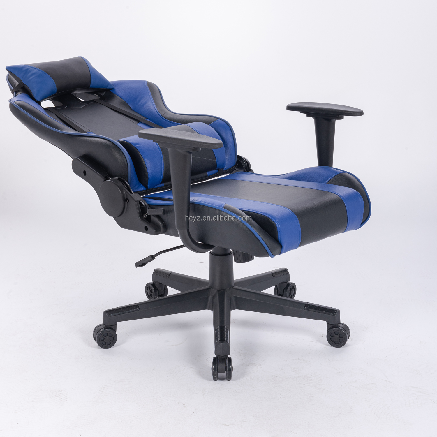Direct E-Sports Worker PVC Leather Racing Gamer Gaming Chair with Adjustable Height