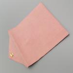 OEM ODM Suede Envelope Fabric Drawstring Gift Bags Pink Color