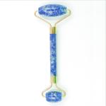 Face Thin Blue Natural Double Ended Face Roller For Double Chin