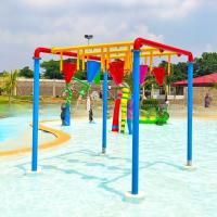 Buy cheap Fiberglass Multiple Colored Water Park Buckets Amusement Water Park Spray Toys product