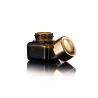Buy cheap Frosted Glass Cosmetic Jars Aluminum Lid High - End Square Amber Glass from wholesalers