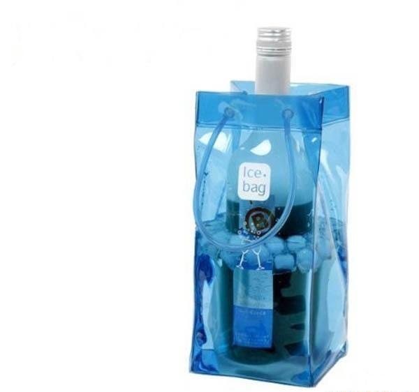 Buy cheap Clear Vinyl PVC Wine Cooler Bag For Beer Champagne Drink Bottle from wholesalers
