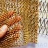 Buy cheap Spiral Copper Aluminum Metal Mesh Curtain Texture For Commercial Spaces from wholesalers