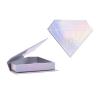 Buy cheap CMYK Printing Diamond Eyelash Box , Creative Eyelash Packaging Laser Silver Cardboard from wholesalers