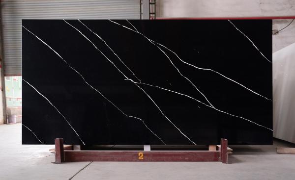 Buy cheap Black Quartz Vanity Top Sample Arctic White Color Undermount Sinks from wholesalers