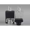 Buy cheap Cosmetic Super Clear Perfume Glass Bottle 50ml 100ml Black Matt Frosted Design from wholesalers