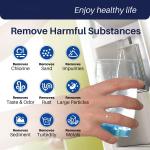 NSF42/NSF53 Certified G E XWFE Refrigerator Water Filter WR17X30702 Ozone