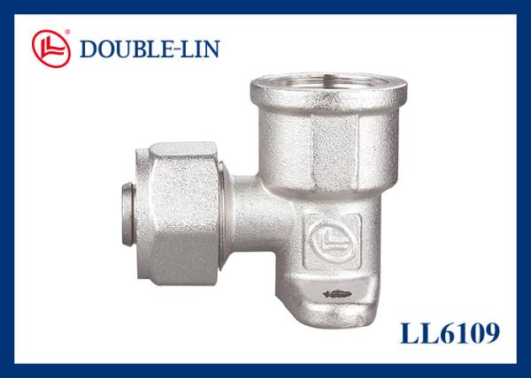 Buy cheap DIN 259 Thread Female Compression Wallplate Elbow from wholesalers
