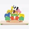 Buy cheap 16CM Cute Educational Wooden Blocks Toys Wooden Building Blocks Set from wholesalers