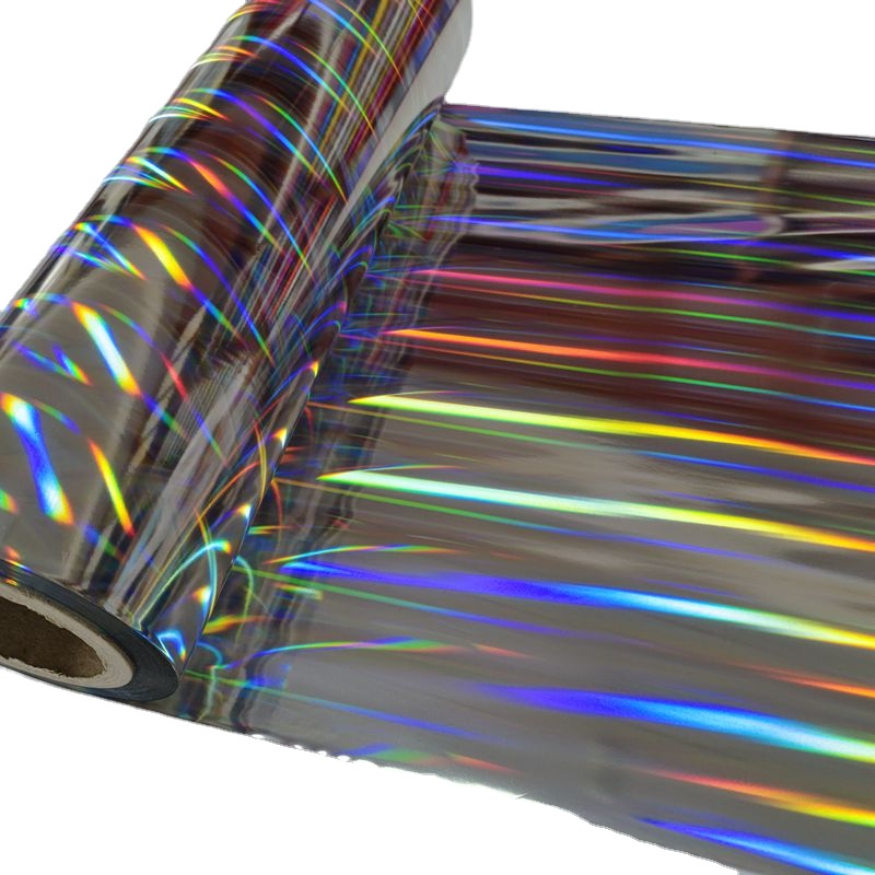 Metallized Holographic Film Customized Size Hot Lamination BOPP Film