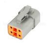 Buy cheap WL0410Y3-2.3-21 4 Pin Waterproof Connector For Automotive Wiring Harness from wholesalers