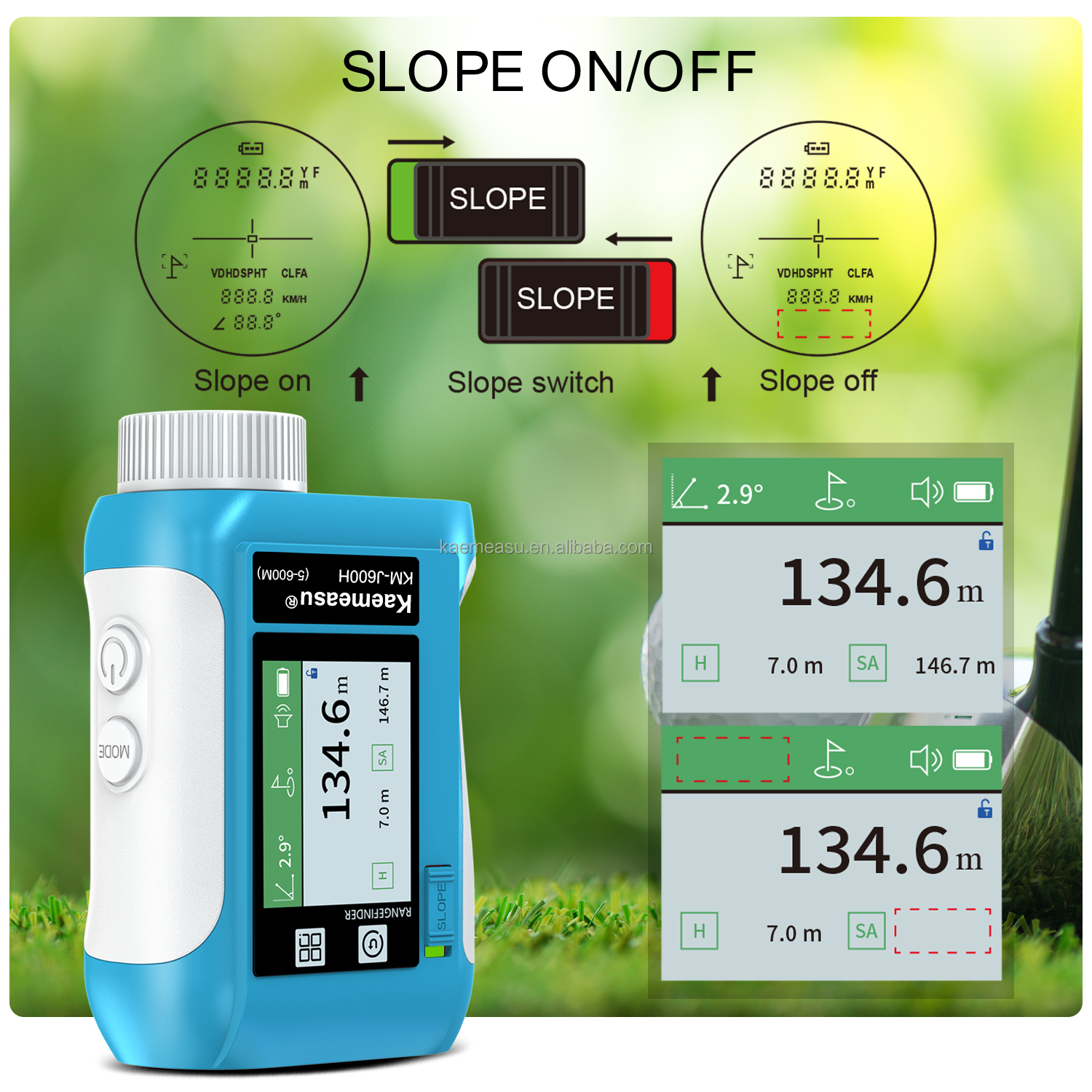 OEM ODM Laser Measuring Device Voice Broadcast Distance Meter Digital Golf Laser Rangefinder Hunting Range Finder Telescope
