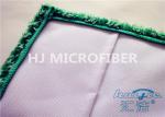 Green Flat Jacquard Microfiber Fabric Dust Mop For Hardwood Floors 5” x 24”