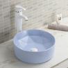 Buy cheap Smooth Ceramic Round Bathroom Sink Above Counter Table Top Orange Wash Basin from wholesalers