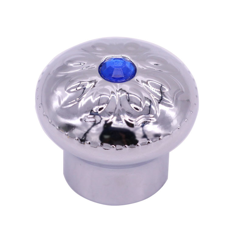 Picture Customized Hanging Plating Twist Bottle Zamac Perfume Cap