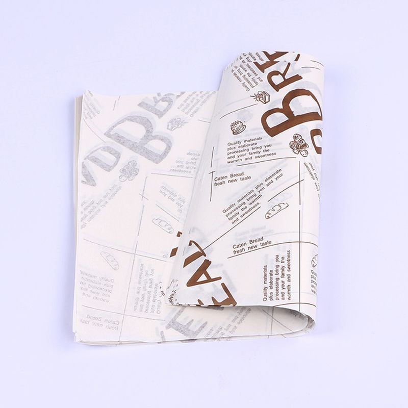 Square Personalized Custom Printed Greaseproof Paper TUV ISO