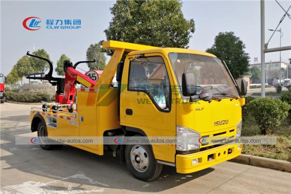 Buy cheap ISUZU 100P 98HP 3 Ton Underlift Wrecker Tow Truck from wholesalers