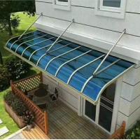 Buy cheap Luxury Canopy Aluminium Polycarbonate Canopies Awnings Entrance Door Canopies product