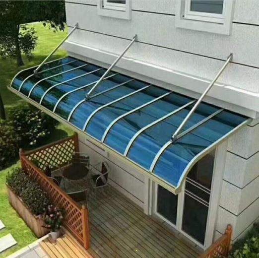 Buy cheap Luxury Canopy Aluminium Polycarbonate Canopies Awnings Entrance Door Canopies Awnings from wholesalers