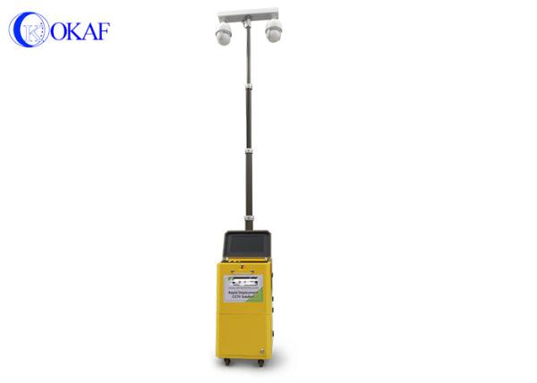 Buy cheap Camera Equipment Mobile Surveillance Trailers Light Rapid Deployment Security Cart from wholesalers