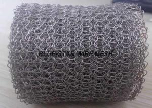 China Monel 400 / Inconel 600 Knitted Metal Mesh  Wire Dia 0.1 - 0.3mm For EMI Shielding on sale