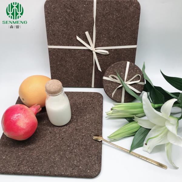 Buy cheap Custom Size Natural Dark Eco-Friendly Cork Placemats Cork Trivets from wholesalers