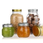 16oz 32oz Food Storage Glass Jar Glass Luxury Transparent Glass Mason Jar