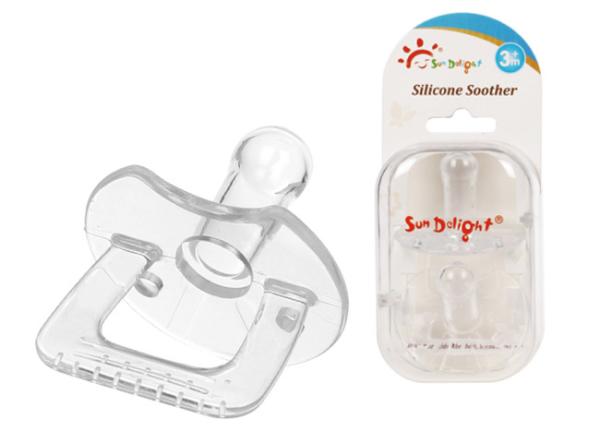 Buy cheap BPA Free ISO Transparent Liquid Silicone Baby Soother from wholesalers