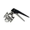 Buy cheap Attractive SS304/SS316 Type Black Trigger Handle Butterfly Valve for DN20-200 Port Size from wholesalers