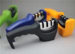 Portable 3 Stage Household Knife Sharpener , Handheld Tungsten Carbide Sharpener