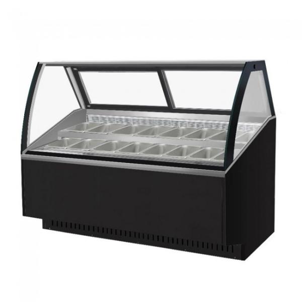 Buy cheap Energy Saving Ice Cream Showcase Freezer Good Temperature Evenness from wholesalers