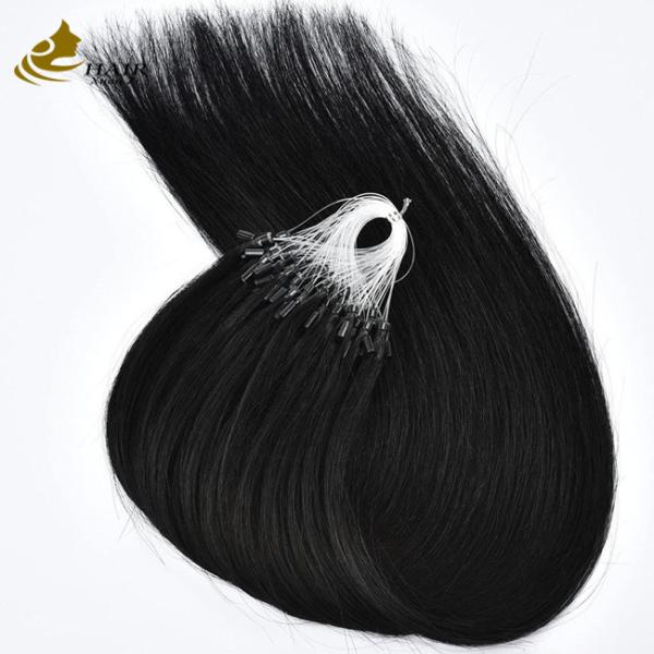 Buy cheap Straight Pre Bonded Nano Human Hair Extensions Microrings Extensions OEM from wholesalers