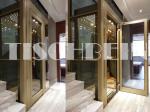 Customized Aluminium Shaft Structure Home Elevators 320kg-500kg Low Power