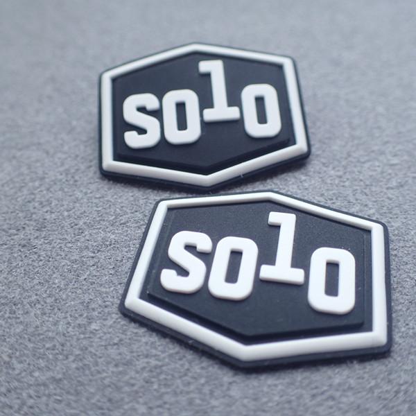 Buy cheap Black 3D Soft Silicone Rubber Clothing Labels from wholesalers