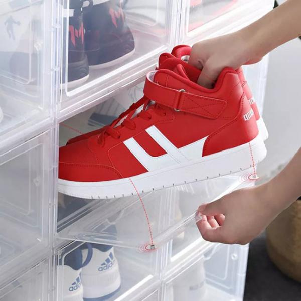 Buy cheap Plastic Household Storage Container Magnetic Shoe Box from wholesalers