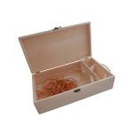 Pine Wood Recyclable Wine Storage Containers Embossing Printing Wooden Packing