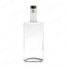 Buy cheap Beverage Custom Size Accepted 500ml 750ml Square Flint Glass Bottle with Glass Lid from wholesalers
