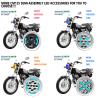 Buy cheap IP67 YAYE 6 Inch CM125 White DRL LED Accessory Motorcycle Yellow White High Low Beam DRL Headlight from wholesalers