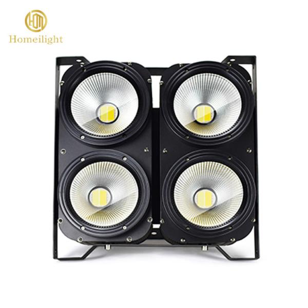 60° Beam Angle 4pcsx100W Warm White COB Blinder Light Par Can Stage Lights for