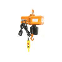 Buy cheap Hook Type Electric Chain Hoist 500kg 1 ton 2 ton , Construction Equipments product