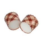 Colorful Check Metallic Gold Foil Paper Baking Muffin Cupcakes Baking Cups Cake