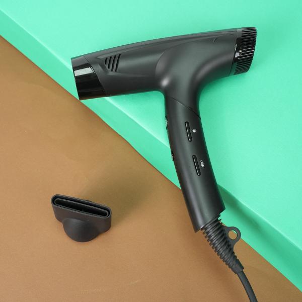 Buy cheap Brushless DC Motor Hair Dryer 1500 Watt Powerful With 18m/S Wind Speed from wholesalers